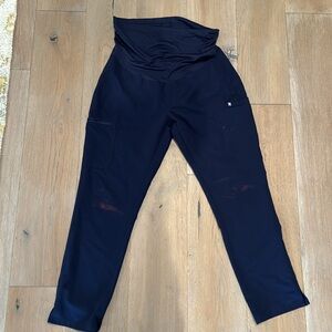 Figs Navy Yola 2.0 Maternity Scrub Pants